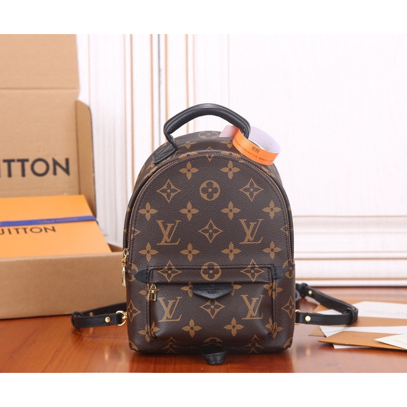 l**is V*t*n monogram canvas mini palm springs backpack