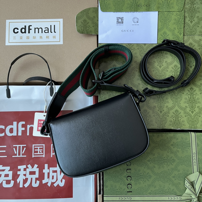 G*u*i horsebit 1955 small shoulder bag black