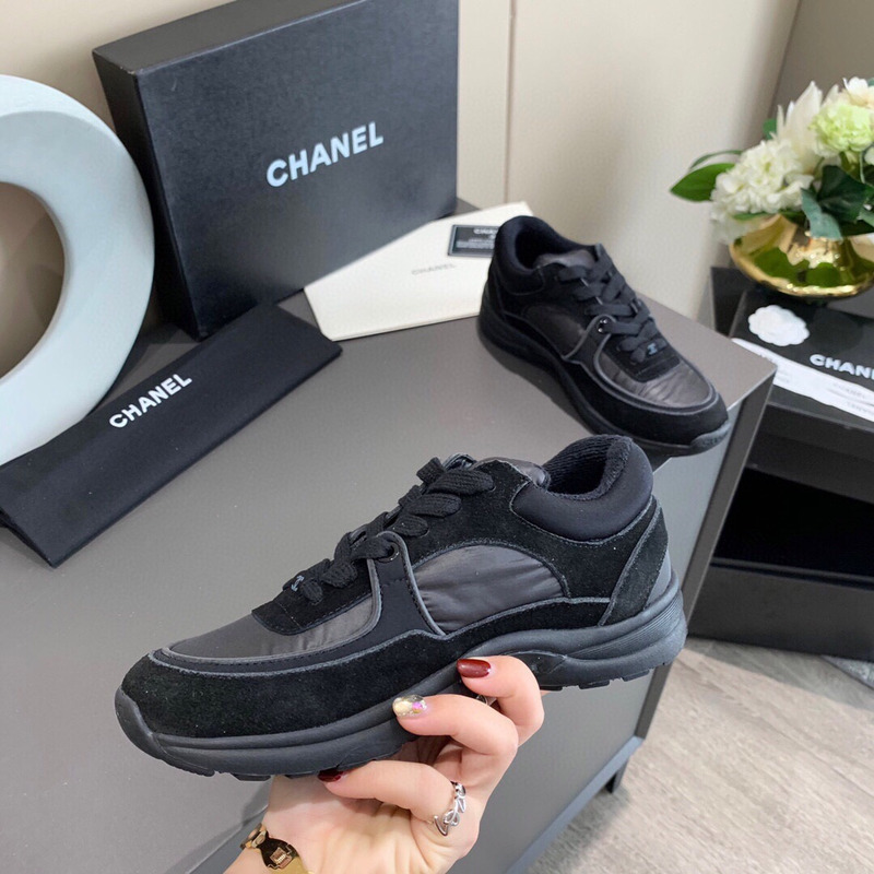 Ch*el low top trainer black