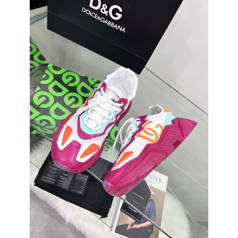 Dolce & Gabbana Mixed Materials Daymaster Sneakers