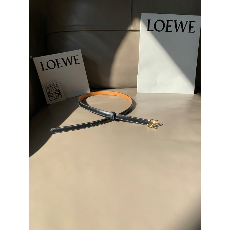 Loewe L Buckle Belt Black