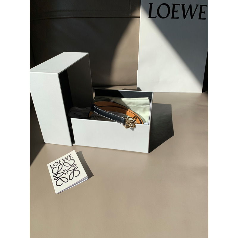 Loewe L Buckle Belt Black