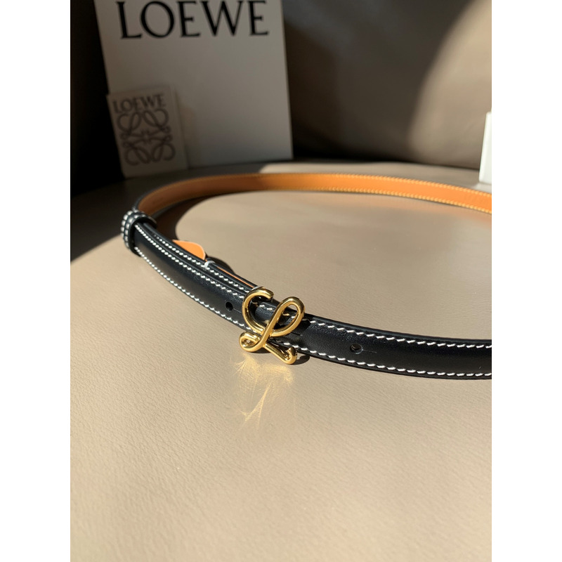 Loewe L Buckle Belt Black