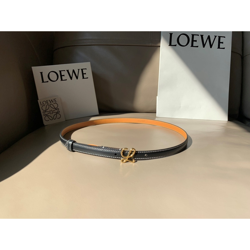 Loewe L Buckle Belt Black