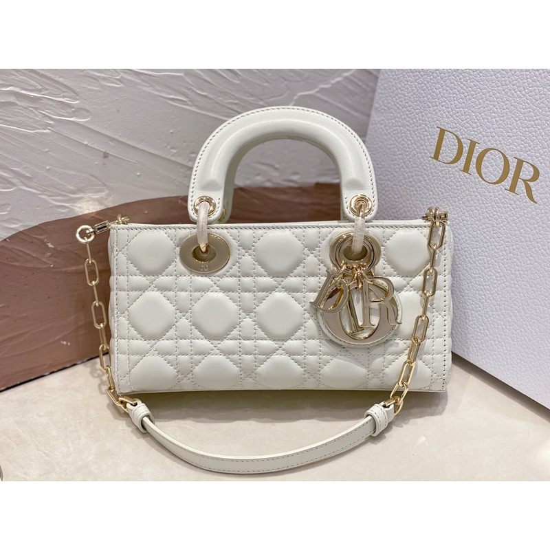 D*or micro lady d-joy bag cream cannage lambskin