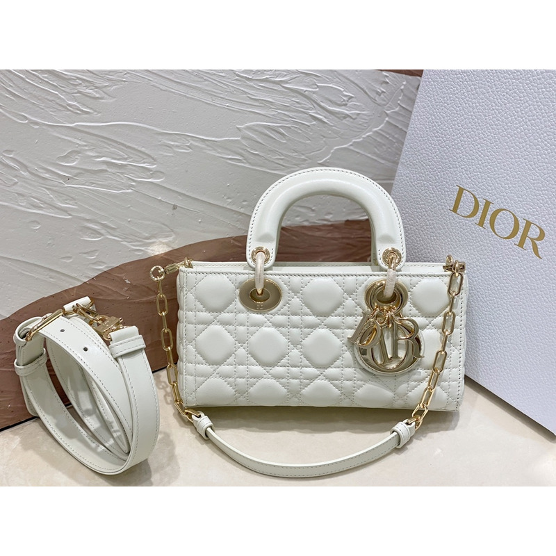 D*or micro lady d-joy bag cream cannage lambskin