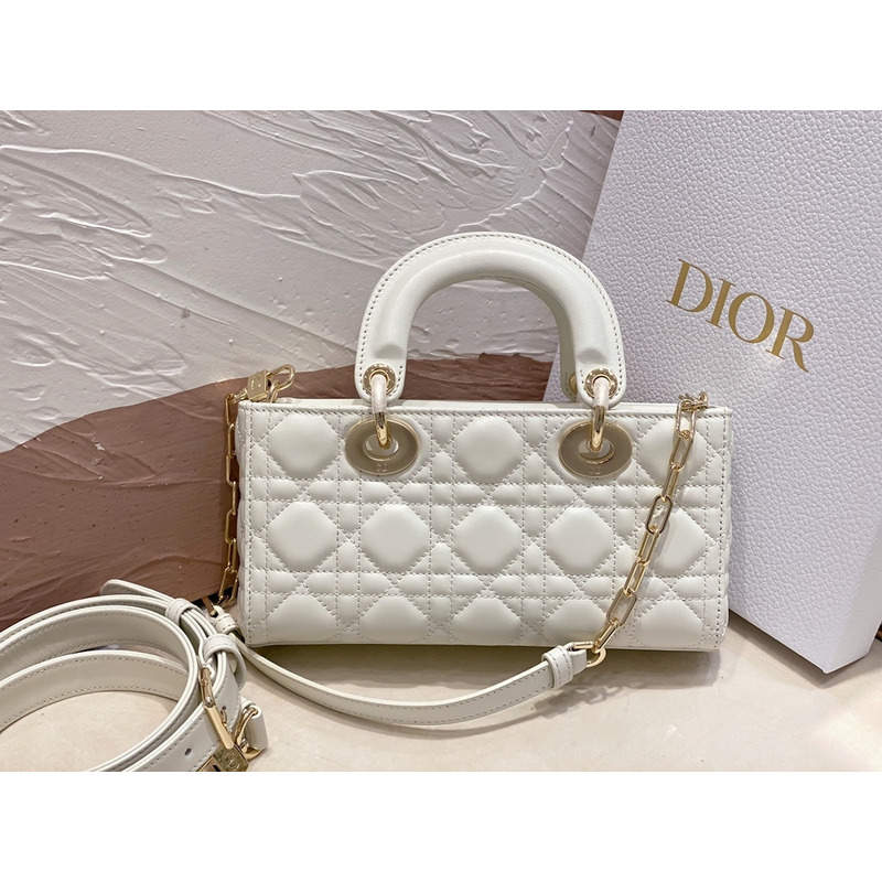 D*or micro lady d-joy bag cream cannage lambskin