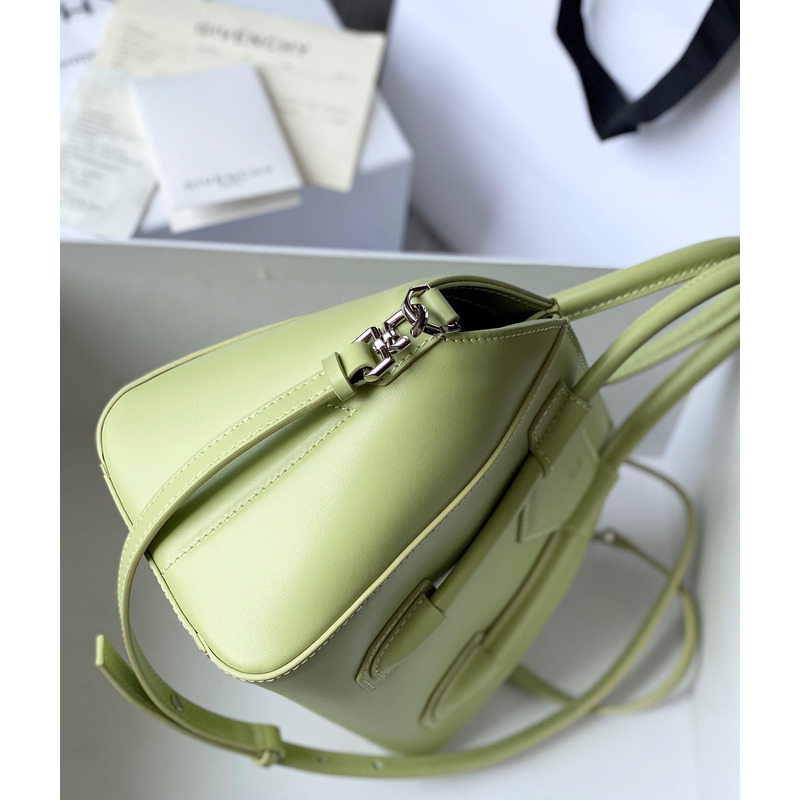 Givenchy Antigona Lock Mini Tote Green