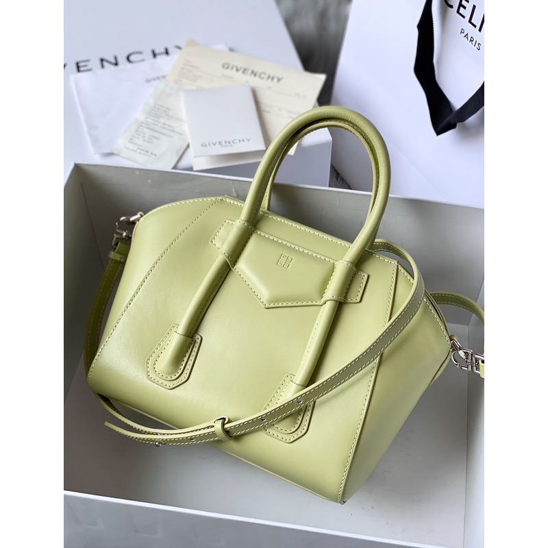 Givenchy Antigona Lock Mini Tote Green