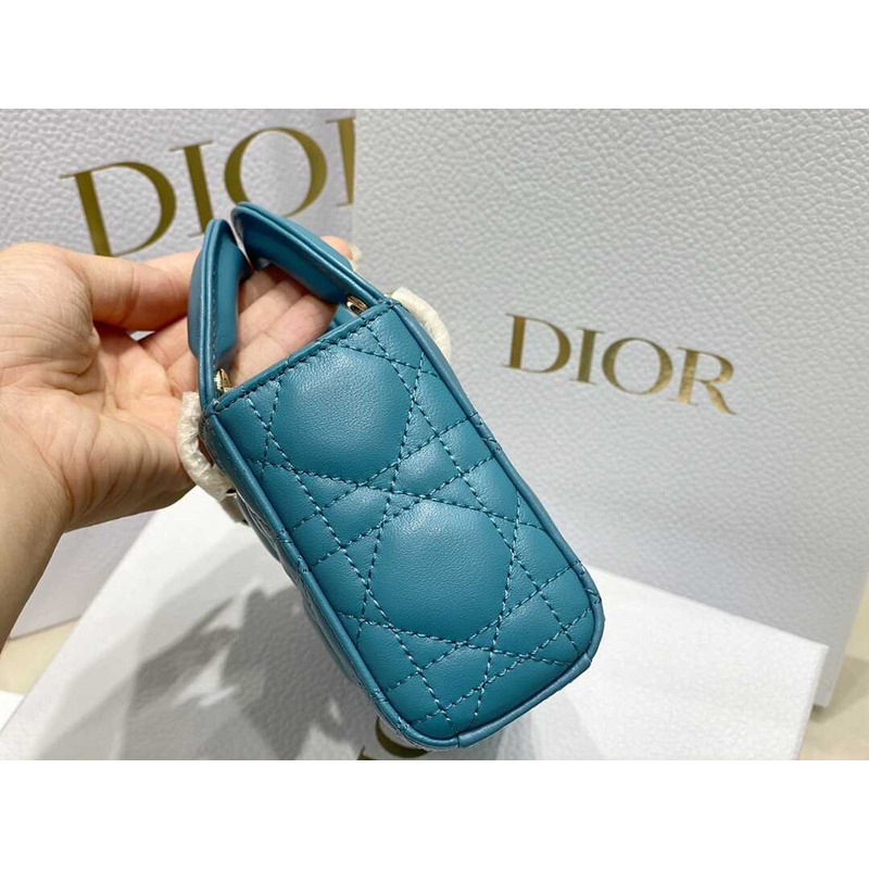 D*or micro lady d-joy bag blue color