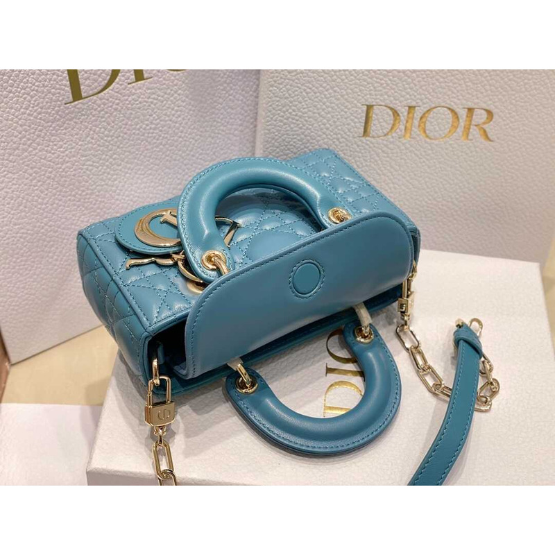 D*or micro lady d-joy bag blue color