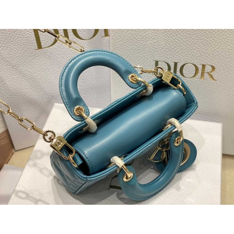 D*or micro lady d-joy bag blue color