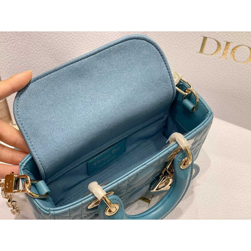 D*or micro lady d-joy bag blue color