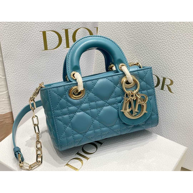 D*or micro lady d-joy bag blue color