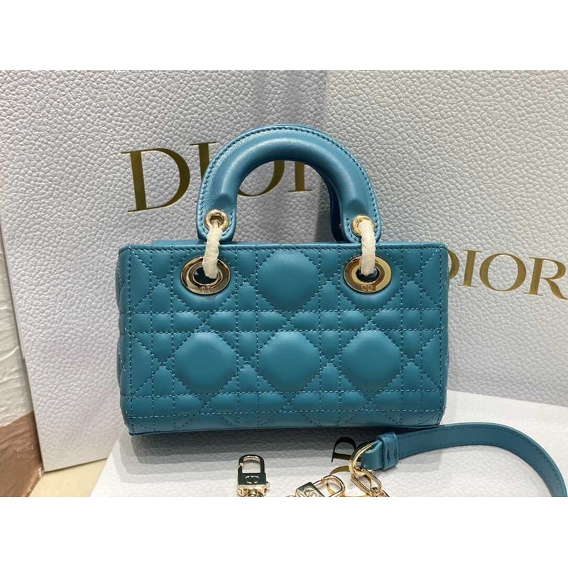 D*or micro lady d-joy bag blue color