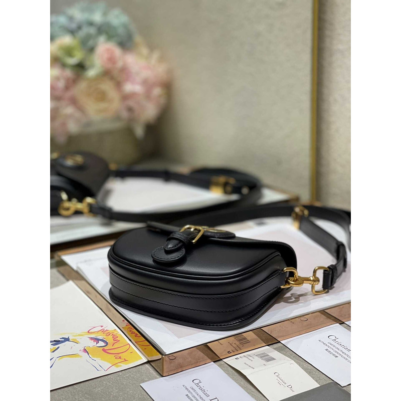 D*or bobby bag small box calfskin black