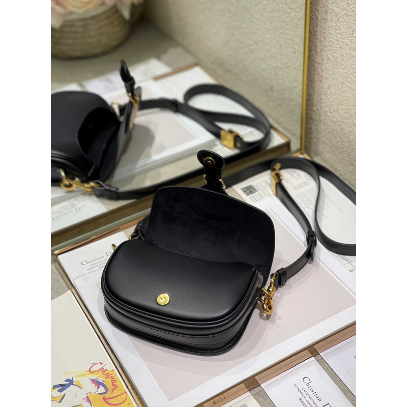 D*or bobby bag small box calfskin black