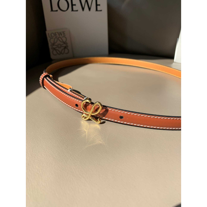 Loewe L Buckle Belt Brown