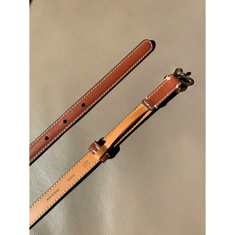 Loewe L Buckle Belt Brown