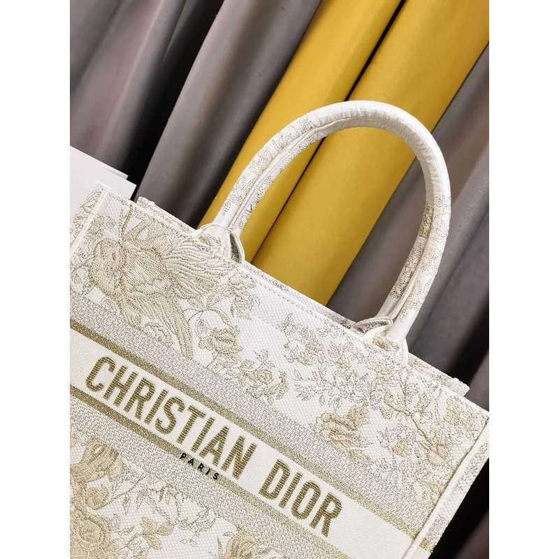 D*or medium book tote bag D*or jardin d\