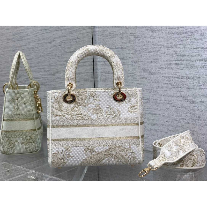 D*or medium lady d-lite bag D*or jardin d\