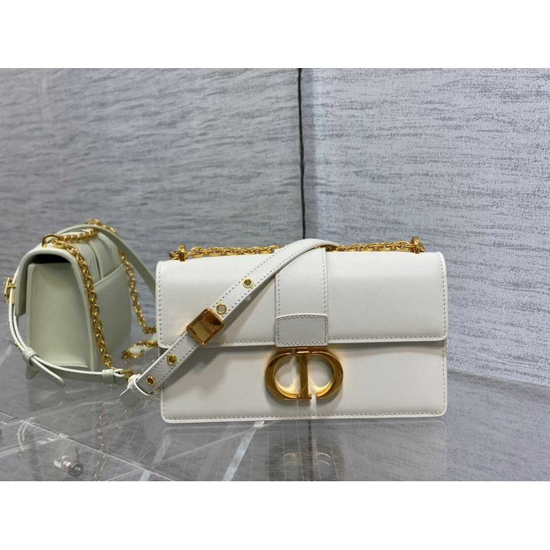 D*or 30 montaigne east-weat chain bag white