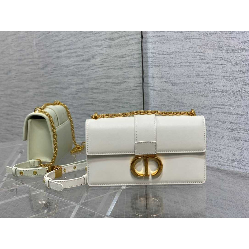 D*or 30 montaigne east-weat chain bag white