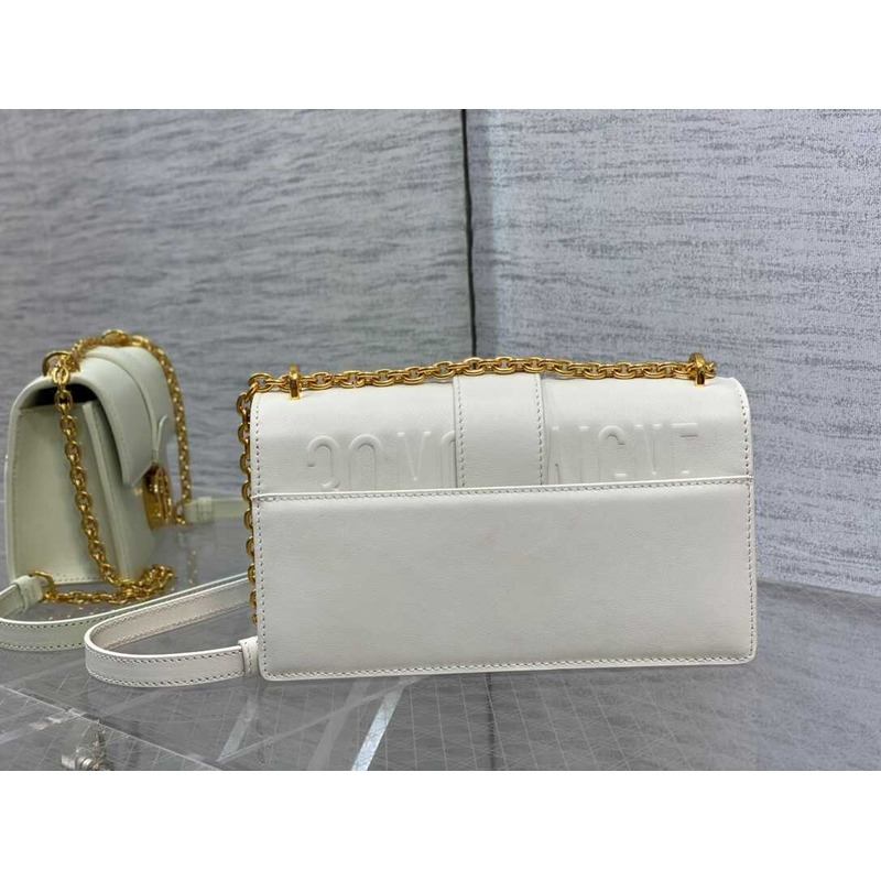 D*or 30 montaigne east-weat chain bag white