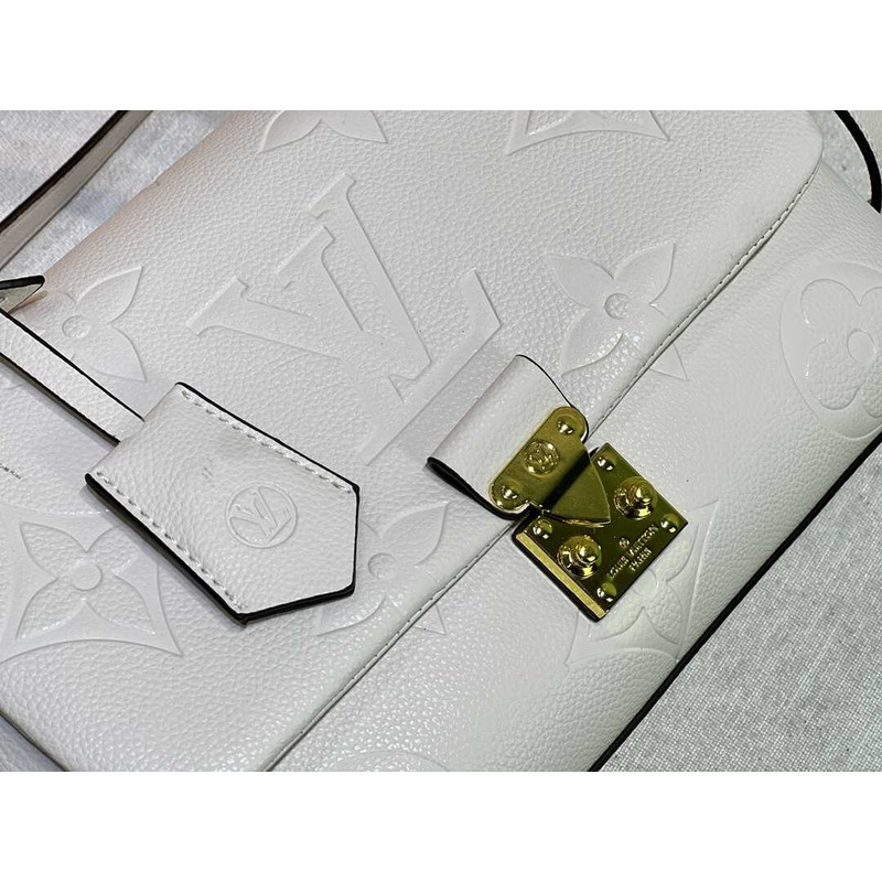 l**is V*t*n madeleine mm monogram empreinte leather white