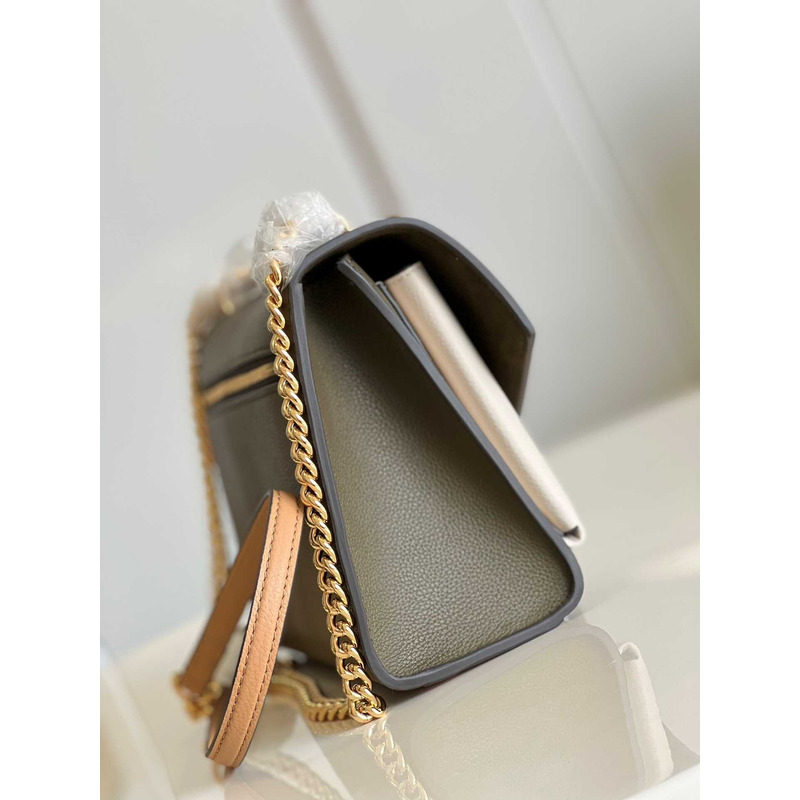 l**is V*t*n mylockme chain bag light khaki