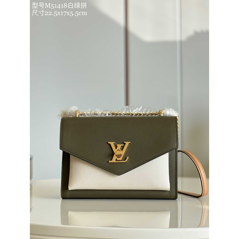 l**is V*t*n mylockme chain bag light khaki