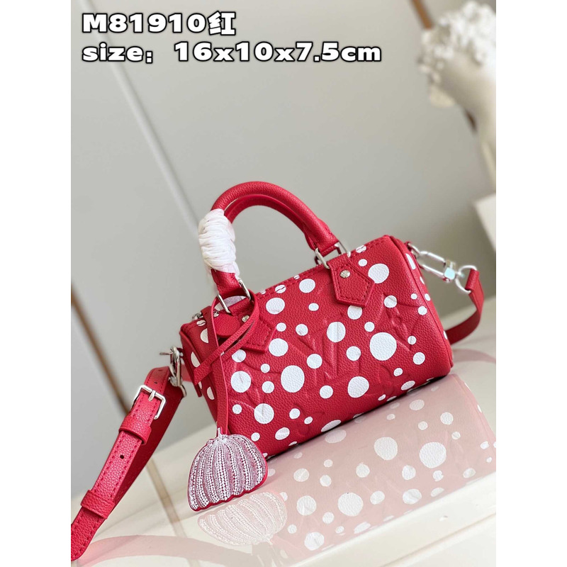 l**is V*t*n x yayoi kusama nano speedy red/white