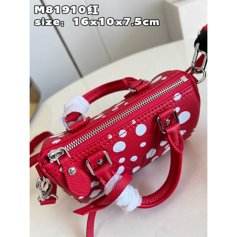 l**is V*t*n x yayoi kusama nano speedy red/white