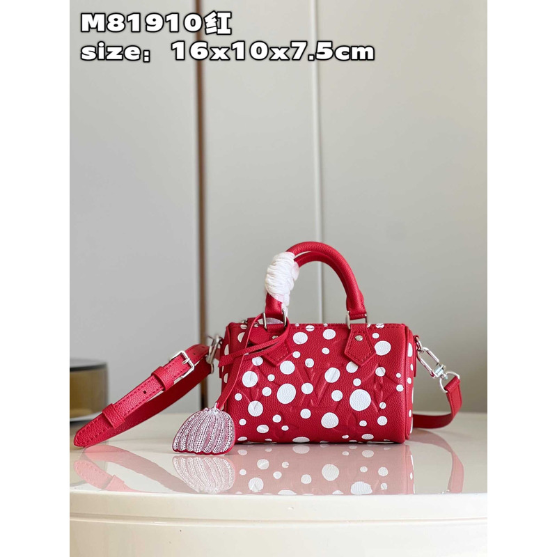 l**is V*t*n x yayoi kusama nano speedy red/white