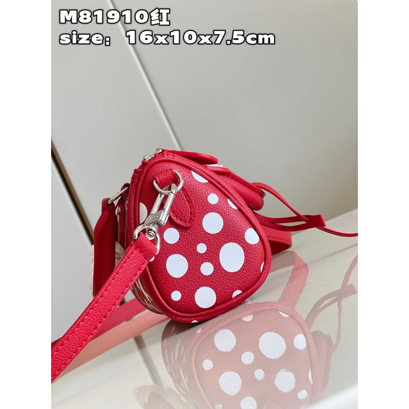 l**is V*t*n x yayoi kusama nano speedy red/white