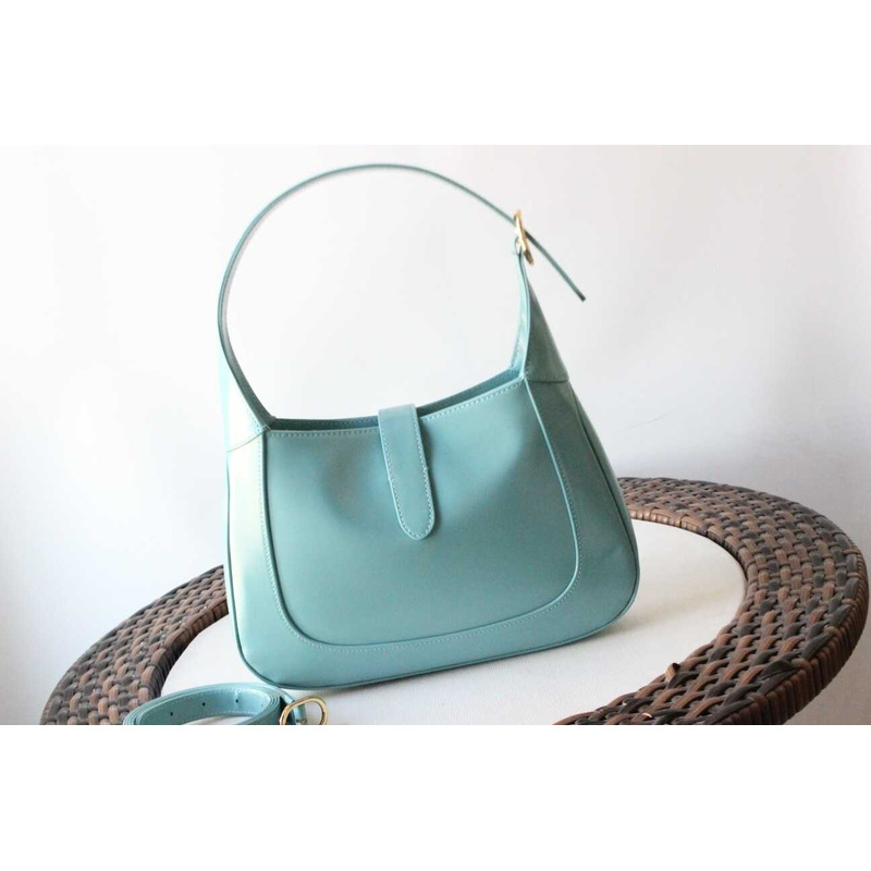 G*u*i jackie 1961 small shoulder bag blue leather