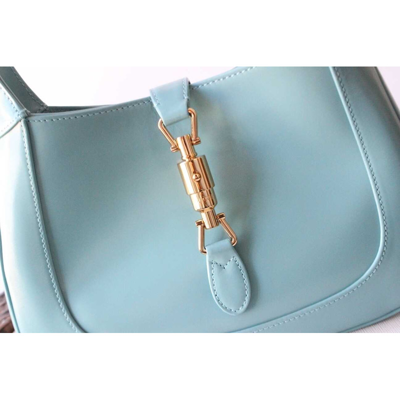 G*u*i jackie 1961 small shoulder bag blue leather