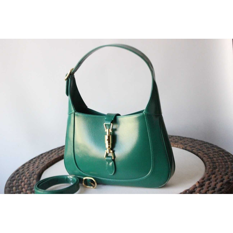 G*u*i jackie 1961 small shoulder bag green leather