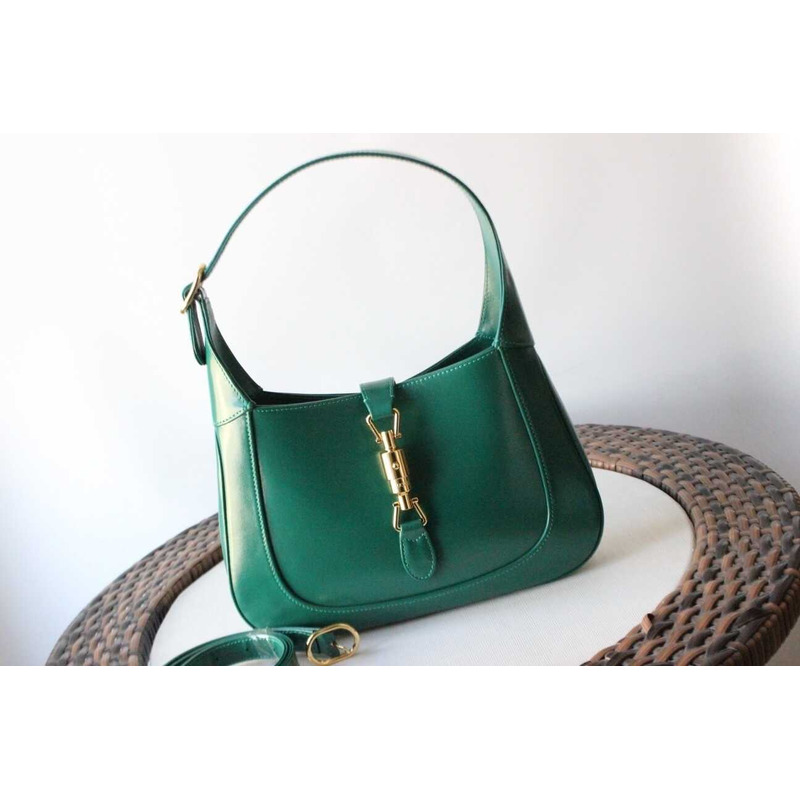 G*u*i jackie 1961 small shoulder bag green leather