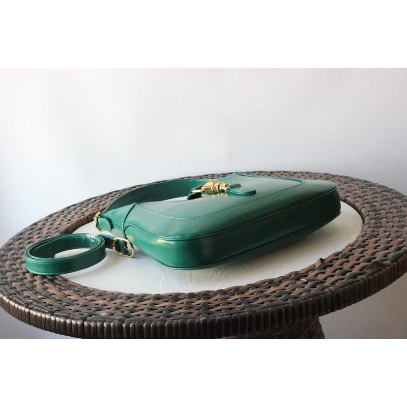 G*u*i jackie 1961 small shoulder bag green leather