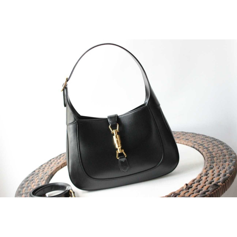 G*u*i jackie 1961 small shoulder bag black leather