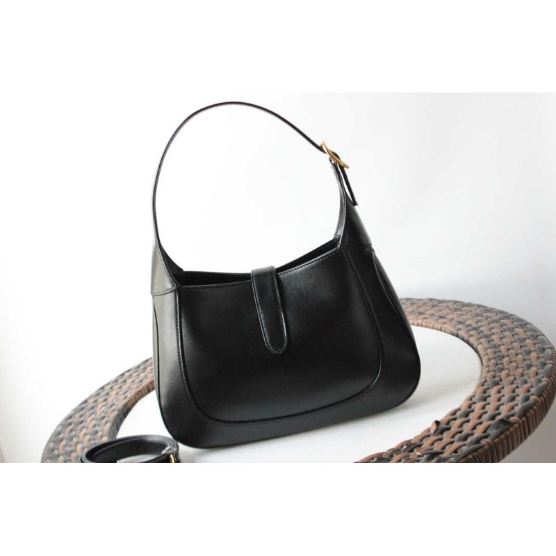 G*u*i jackie 1961 small shoulder bag black leather