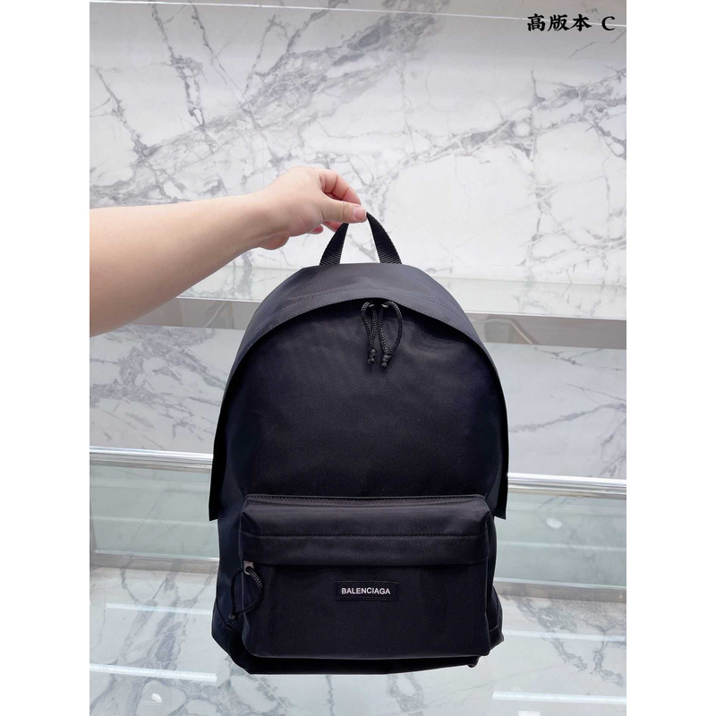 Ba*len*cia*ga explorer logo backpack black