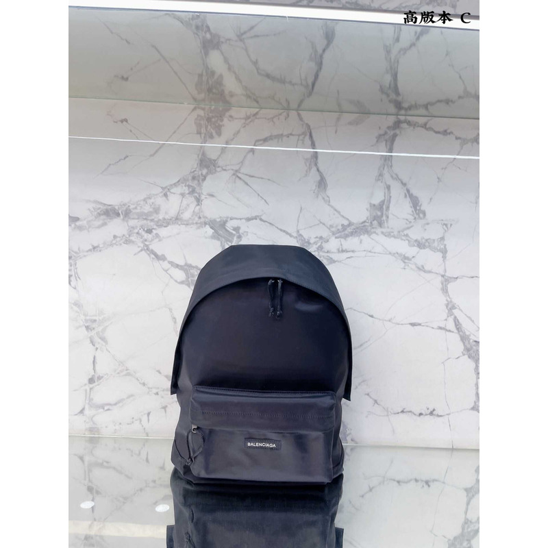 Ba*len*cia*ga explorer logo backpack black