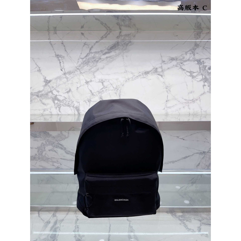 Ba*len*cia*ga explorer logo backpack black