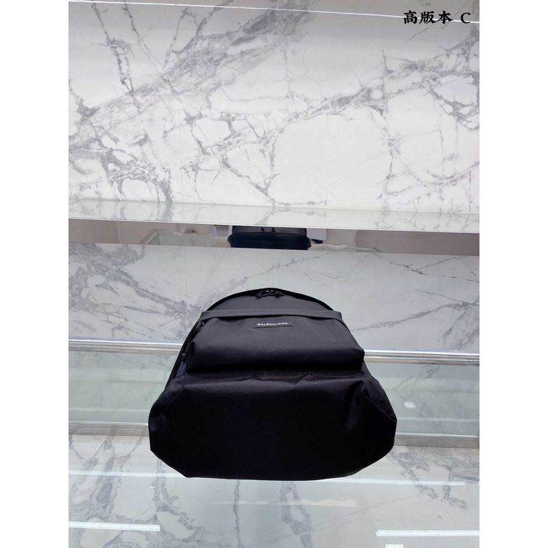 Ba*len*cia*ga explorer logo backpack black