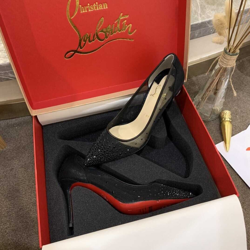 Ch**an louboutin follies strass black