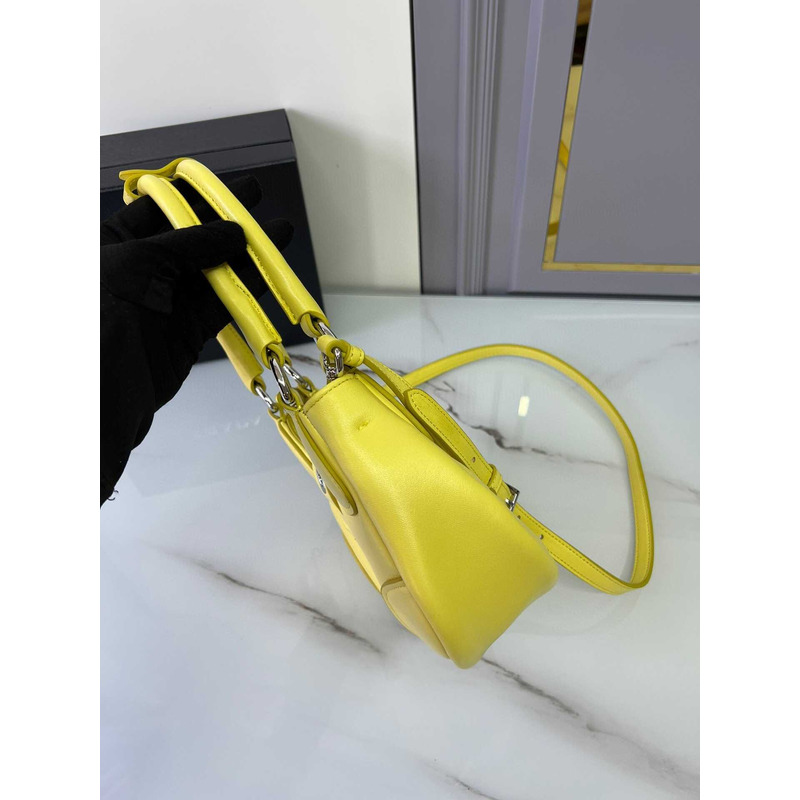 Pra*a moon padded nappa bag yellow