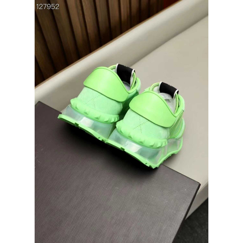 Valentino Garavani Vlogo Sneakers Neon Green