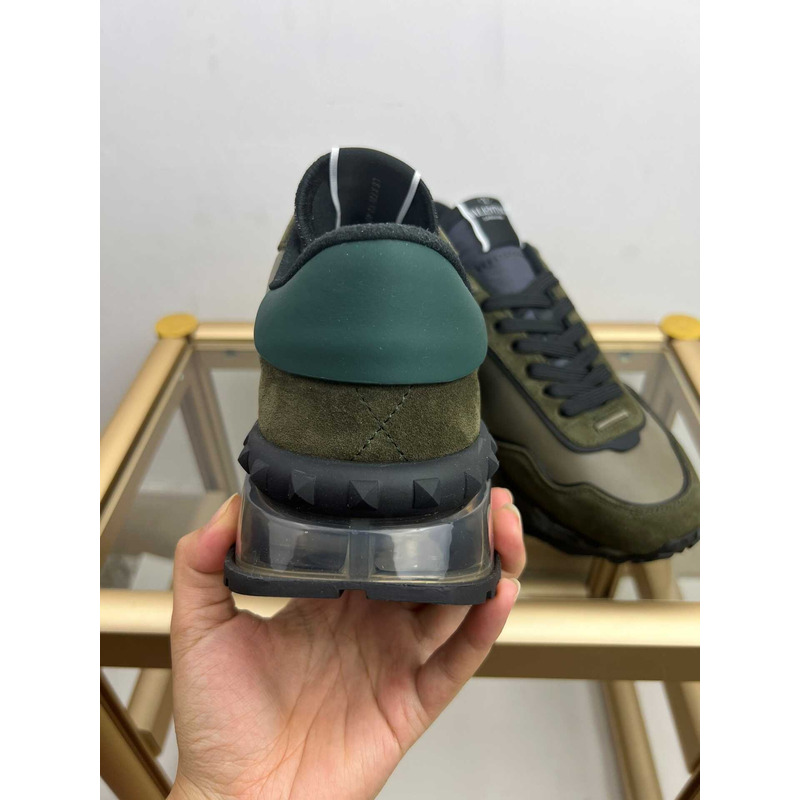 Valentino Garavani Vlogo Sneakers Army Green